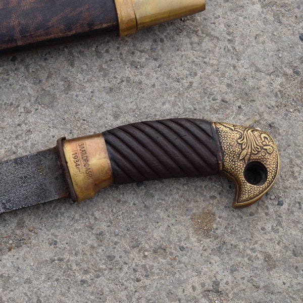 Sable de dragón cosaco: Shashka rusa con vaina, militaria decorativa
