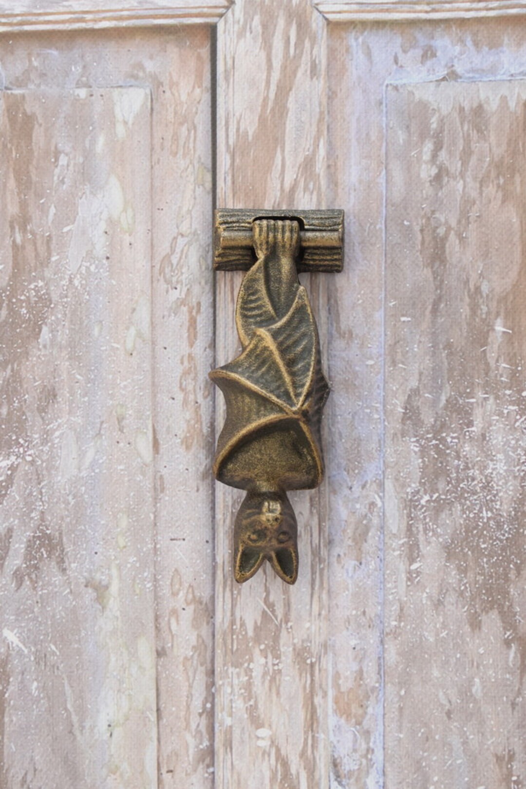 Cast Iron Door Knocker Door Knocker Bat Funny Bat Figure Door Decor ...