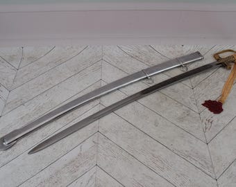 ポーランド軍将校用サーベル（鞘付き）：シコルスキ鷲の頭レプリカ