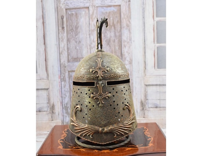 Amazing Knight's Visor - Metal Statue Visior - Vintage Castle Statue - Gift Idea - Home and Castle Decor