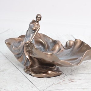 Phenomenal Grace Bowl - Decorative Tray - Vintage Fruit Bowl - Fruit Bowl - Greek Mythology - Home and Garden Decor - Nymph Art