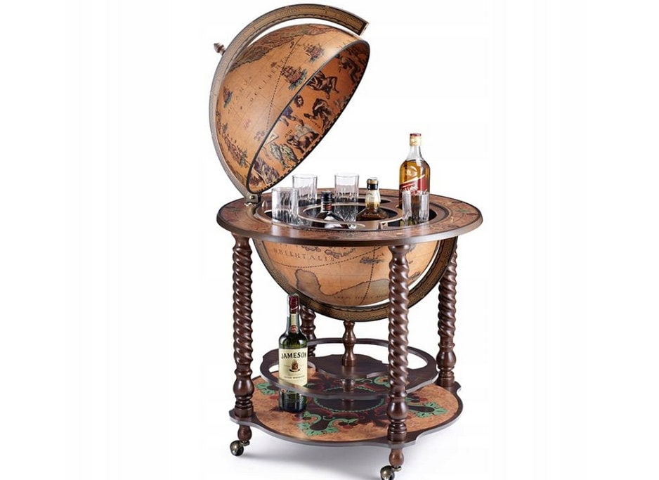 globe bar cabinet