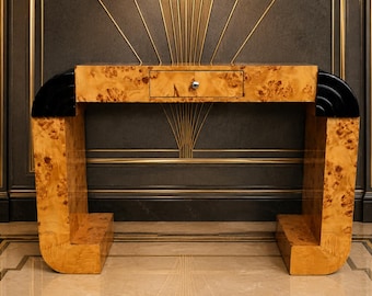 Art Deco Console Table: Vintage Elegant Night Stand