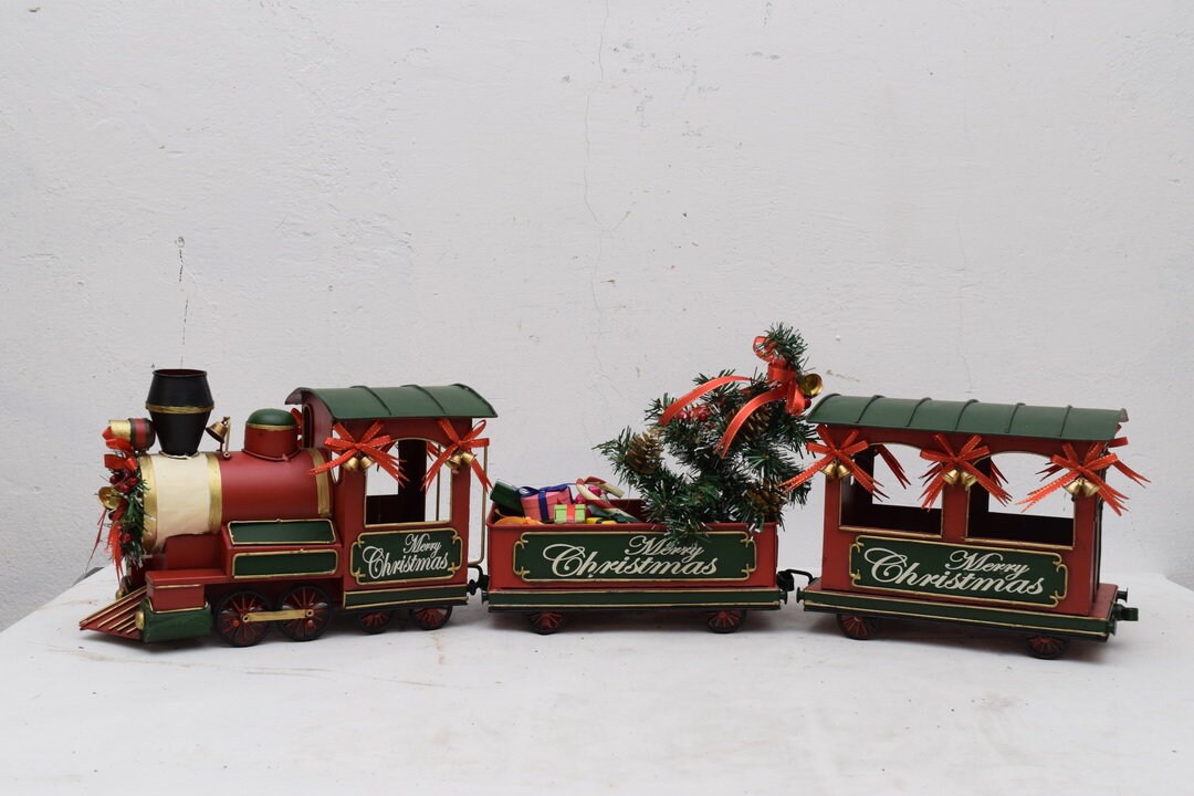 Old fashioned christmas sales train set