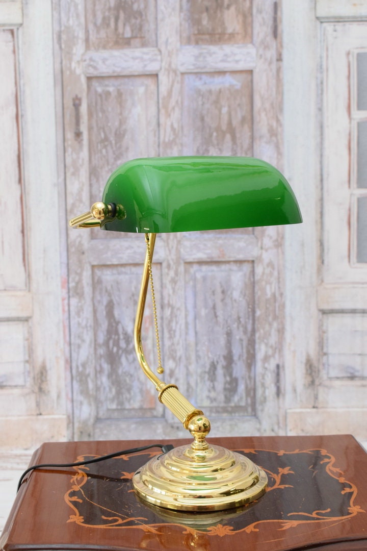 Brass clearance library lamp