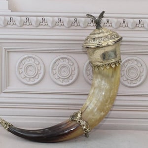 Amazing Vintage Cornucopia - Horn of Plenty Cornucopia - Gift for Birthday, Housewarming - Collector Item  Home Decor