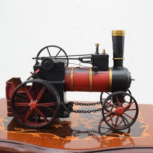 Steam Train Metal Model - Toy Metal Old School Train - Amazing Red and Black Train - Elegant Gift - Unique Home Decor