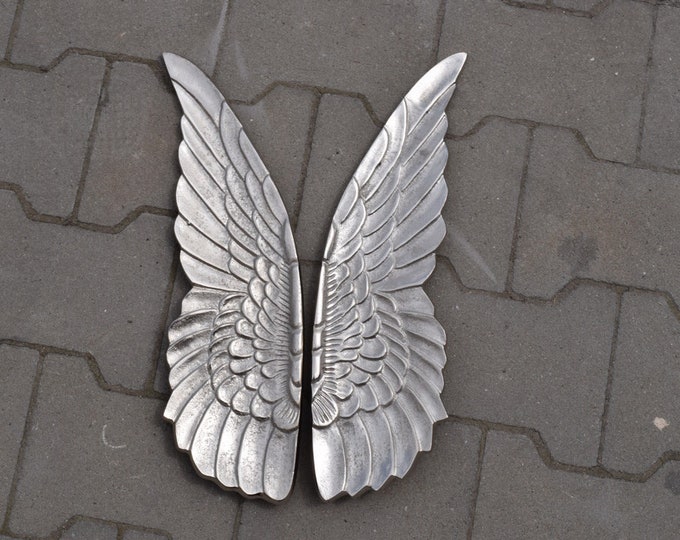 Amazing Set Angel Wings - Aluminum Wall Decor for Wedding Halls - Handmade Wings -  Gift Idea for Lovers - Luxury Gift for Wedding