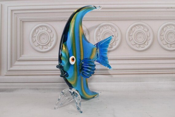 ムラーノガラス - Etsy ヴィンテージ 魚の置物 日本 チェネデーゼ 魚