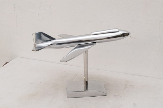 trechter merknaam Tomaat Aluminium Model Vliegtuig Vliegtuig Klassiek Zilver Model - Etsy België