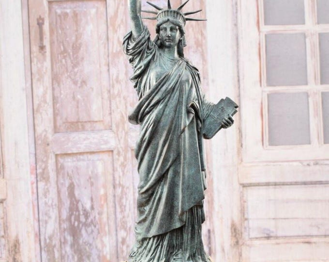 Big 61 cm ! Statue of Liberty Bronze Figure - Figurine bronze Liberty USA - luxury gift idea -