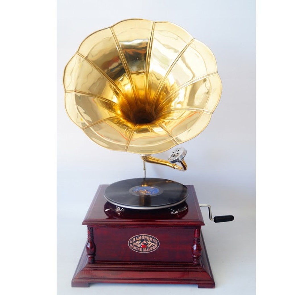 ノスタルジックな蓄音機 - 蓄音機新品 - レコードプレーヤー
