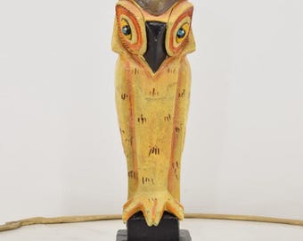 Modernist Cast Iron Owl Sculpture – Wisdom Symbol, Vintage Style Figurine, Elegant Home Decor, Unique Gift for Collectors and Owl Lovers
