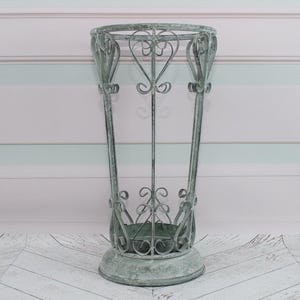 Iron Blue Umbrella Stand - Beautiful Stand Walking - Nostalgic Umbrella Stand - Home Decor - Umbrella Rustic Amazing Gift for Wedding