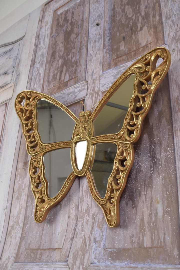 Generic 10 pièce Décoration murale papillon effet miroir doré à prix pas  cher