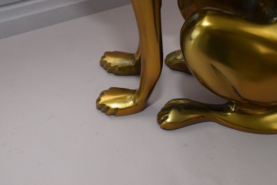 グレイハウンド の 置物　真鍮　オブジェ　ヴィンテージ　犬 本日限定 A018 真鍮 ブラスグレイハウンド 犬 置物 インテリア