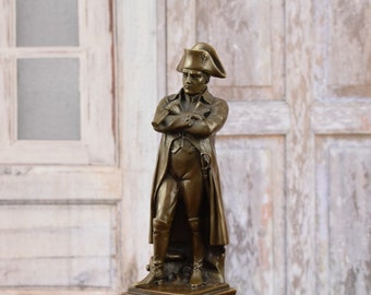 aubaho Statuette de Napoléon Bonaparte - Style Antique - Bronze - 31 cm aubaho Statuette de Napoléon Bonaparte - Style Antique - Bronze - 31 cm