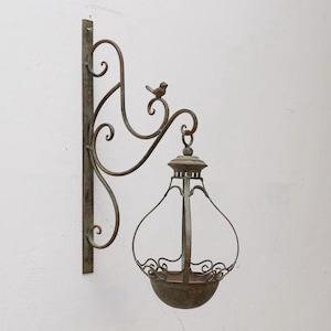 Wall Mount Bird Feeder - Iron Birds Home - Garden Outdoor Gift Vintage Style