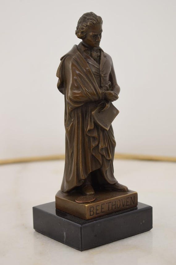 Beethoven Bronze Statue: Composer Sculpture, Luxury Gift (6.69