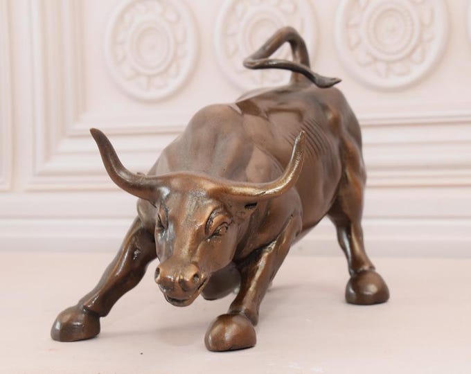 Bull Bronze Statue Good Business - Bull Wall Street - Art Work Sculpture Bull -  Bull Symbol of Wealth - US Statue - New York Statue Bronze