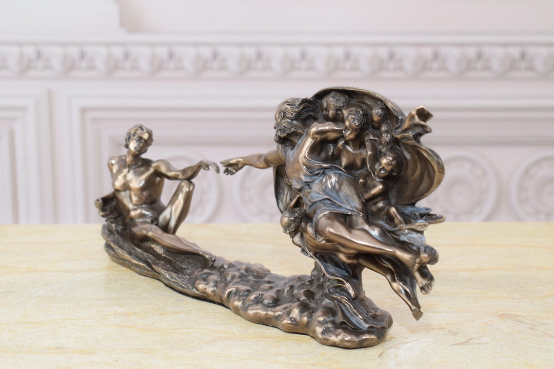 木彫りのオブジェ　アダムとイヴ 彫刻家 高田大 木彫 彫刻作品「Adam&Eve」世界にひとつしかない