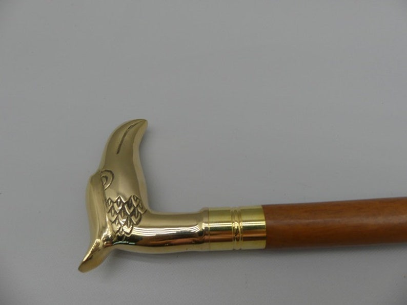 Walking Stick Eagle Wooden Walking Stick Gift for Grandfather Etsy