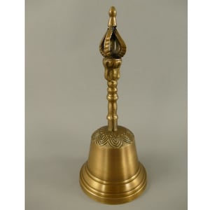 Bell Reception - Dark Bell Brass - Elegant Hotel Bell Table Bell Style - School Bell Solid Brass