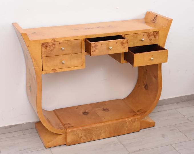 Art Deco Console Stand – Night Stand – Vintage Art Deco Table – Elegant Furniture Piece – Home Decor – Unique Gift Idea