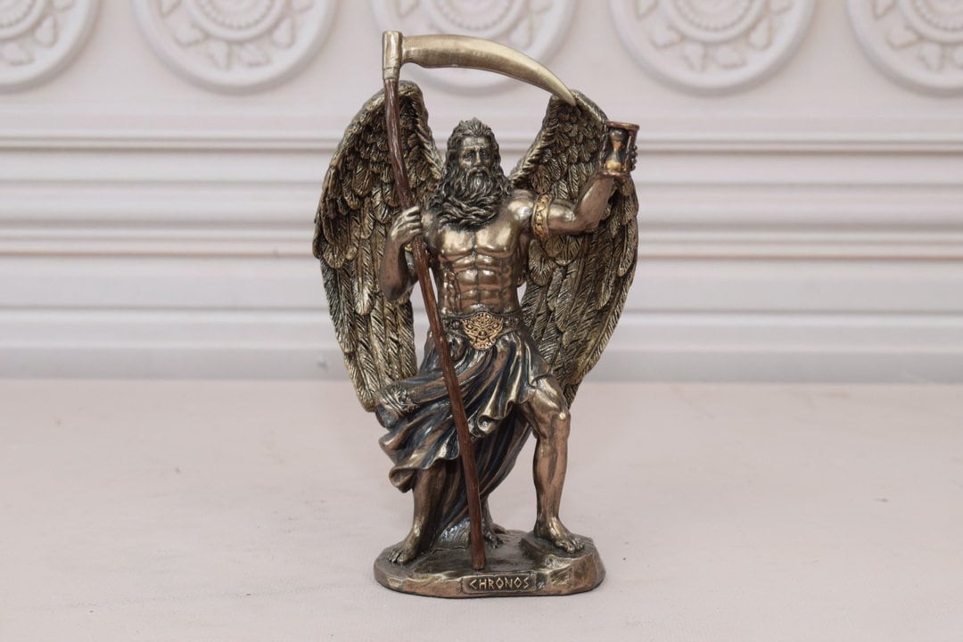 Handcrafted Chronos God of Time - God Greek Mythology - God Statue ...