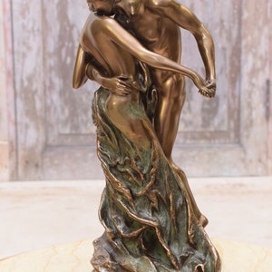 Femme et homme Couple amoureux Câlins dansant Couple d'amoureux Cadeau exclusif pour mariage Statue faite main image 8
