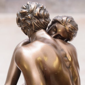 Femme et homme Couple amoureux Câlins dansant Couple d'amoureux Cadeau exclusif pour mariage Statue faite main image 7