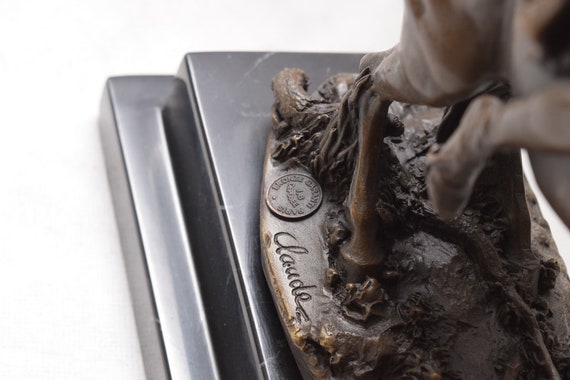 大理石台座のナポレオン・ボナパルトブロンズ彫刻 - Etsy 日本