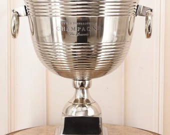 Aluminum Champagne Wine Cooler: Home Decor Ice Bucket