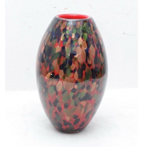 Amazing Colorful Vase Murano Style - Elegant Vase Gift Italian Venetian Product - Glass Vase - Unique Glass