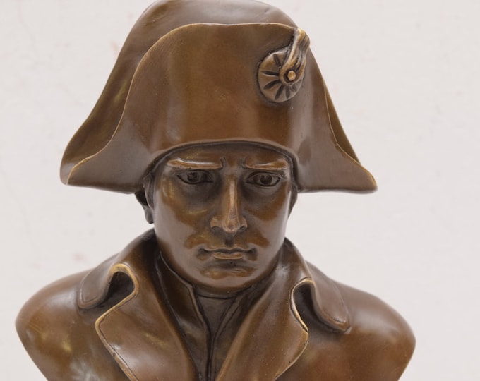 Busty Napoleon Bonaparte Statue - French military man, politician, Emperor of the French and King of Italy -