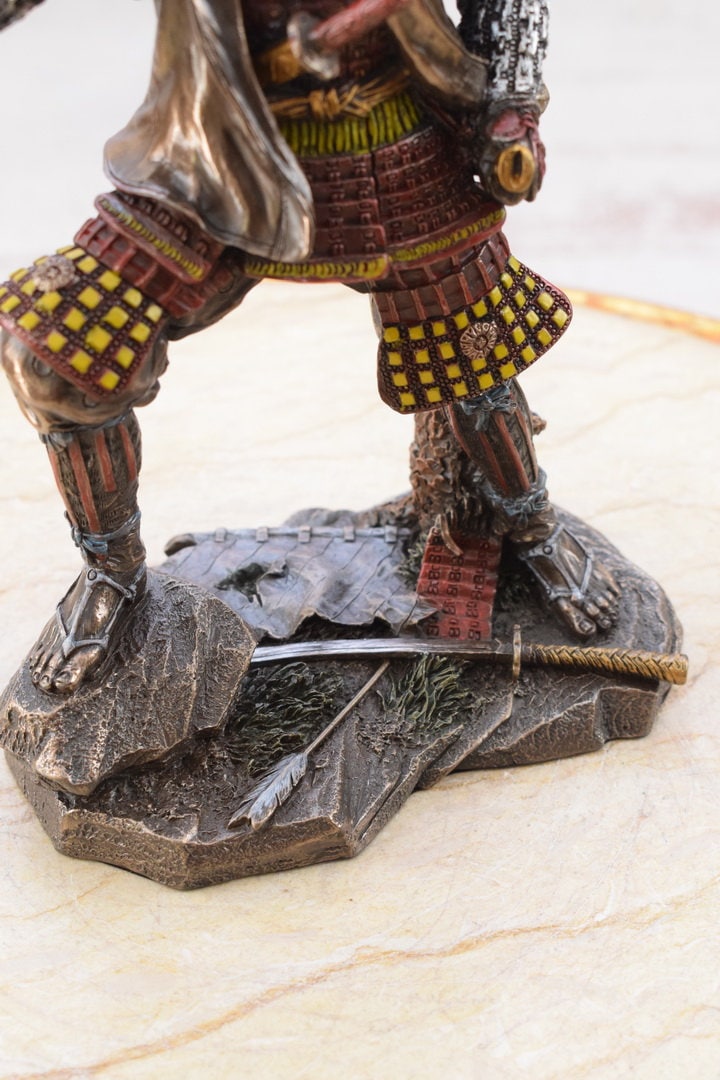 Medieval Japanese Samurai - Hands Holding Sword Statue