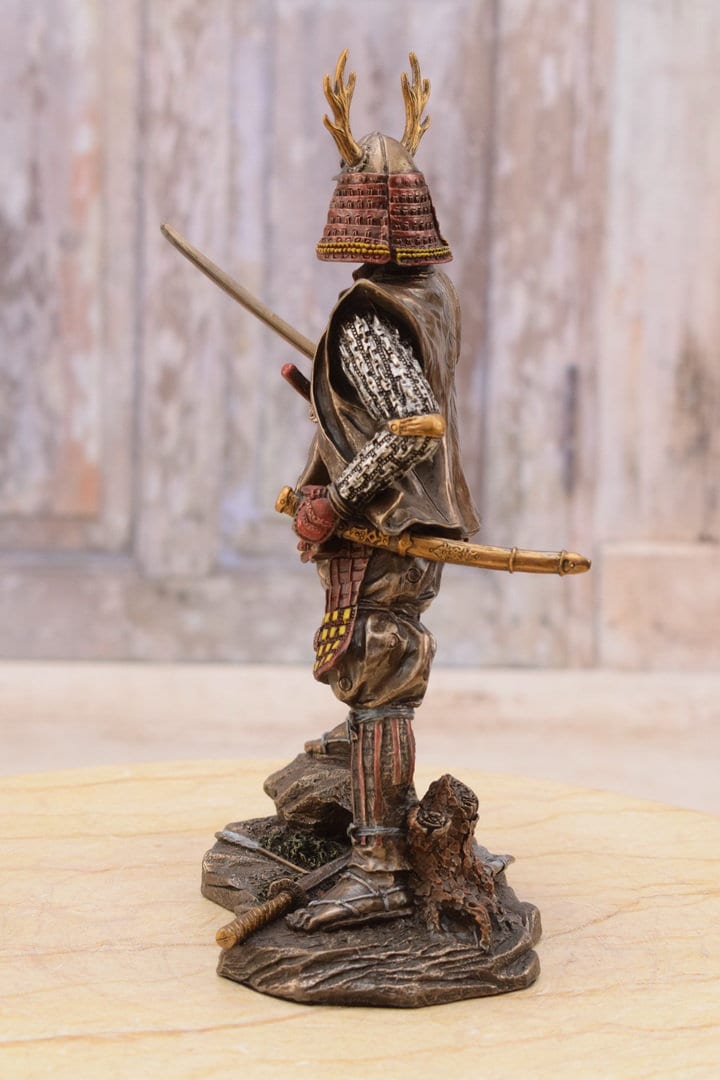 Medieval Japanese Samurai - Hands Holding Sword Statue