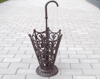 Cast Iron Brown Umbrella Stand - Beautiful Stand Walking - Nostalgic Umbrella Stand - Home Decor - Umbrella Rustic Amazing Gift for Wedding