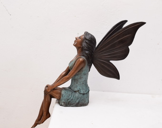 Large 75cm Elf Thumbnail Bronze Sculpture Figurine Figure  Gift Idea  Outdoor -