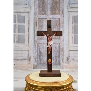 Passion of the Christ - Passion Crucifix Cross Jesus - Wooden Crucifix Christ on Cross - Art Work Cross - Catholic Art - Religious Gift