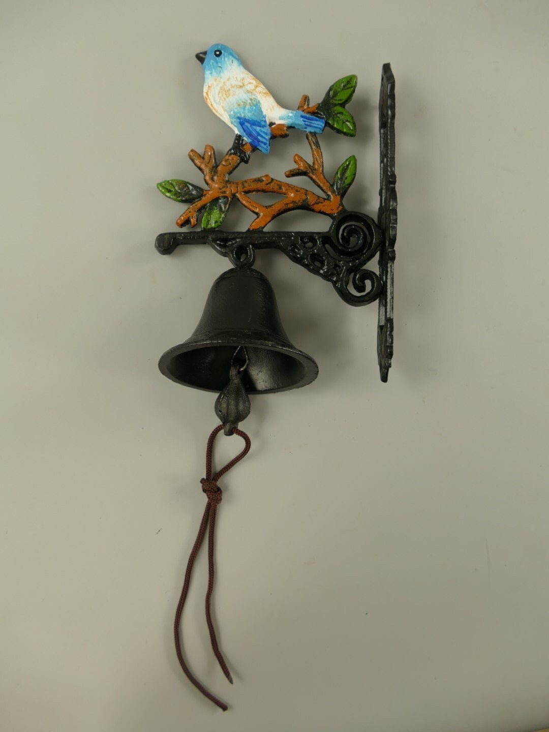 Decorative Door Bell With Blue Bird Bell Cast Iron Bell Antique