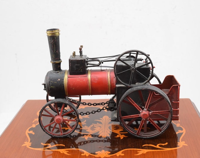 Steam Train Metal Model - Toy Metal Old School Train - Amazing Red and Black Train - Elegant Gift - Unique Home Decor