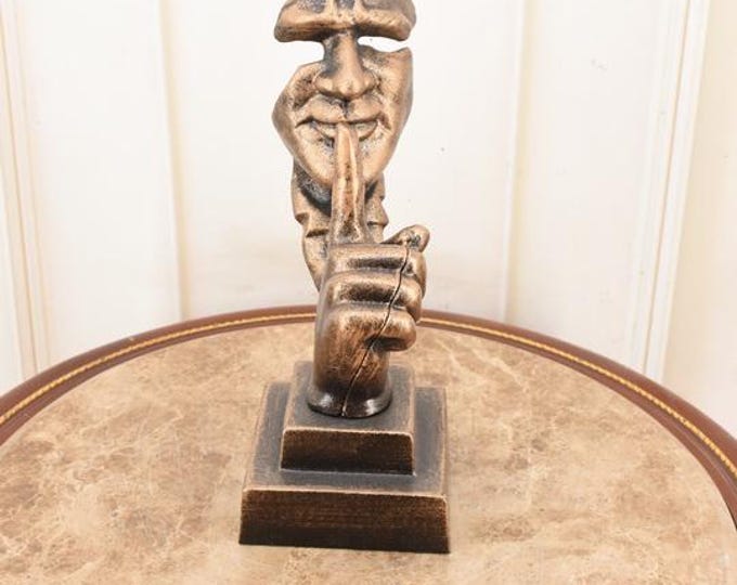 Cast Iron Statue: "The Moment" Rustic Garden Sculpture