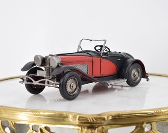 Vintage Metal Model - Metal Car - Old Model - Toy Collector Item - Vintage Car - Cabrio Car - Home Decor - Gift Idea