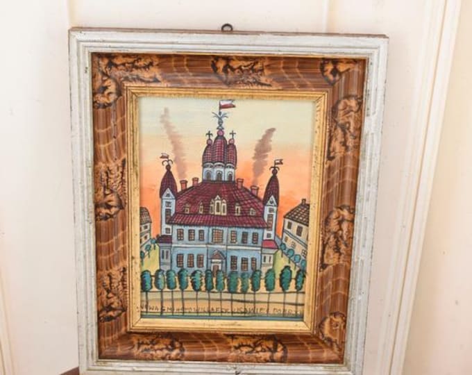 Nikifor Krynicki Painting: Old Krynica Zdroj, Polish Urban Art