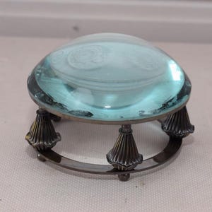 Lupa de latón con forma de tortuga - Lupa de vidrio y latón para libros y cartas - Idea de regalo para jefes, padres y madres - Decoración para el hogar y la oficina