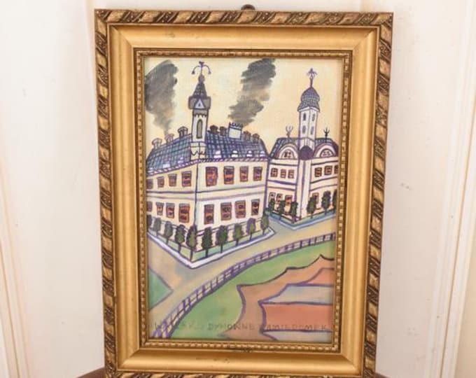 Nikifor Krynicki Painting: Old Krynica Zdroj, Polish Urban Art