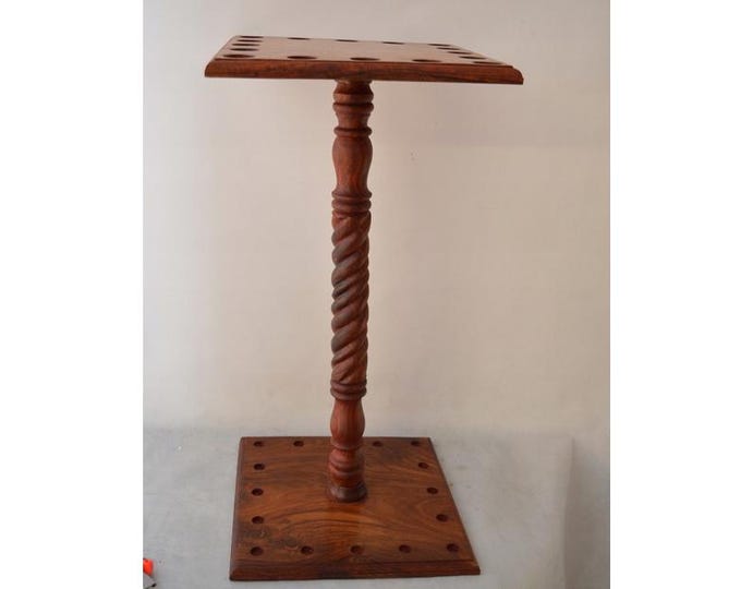 Wood stand for walking sticks - gift for grandfather = wooden cane - home decor - gift idea