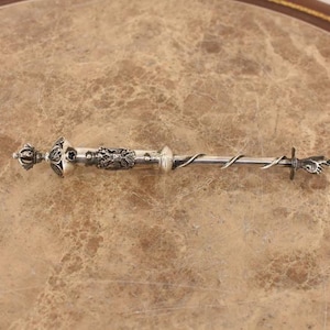 Silver Torah Pointer Yad – 84 Silver – Tsarist Russia Judaica – Rare Collectible Ritual Object – Unique Jewish Ceremonial Piece