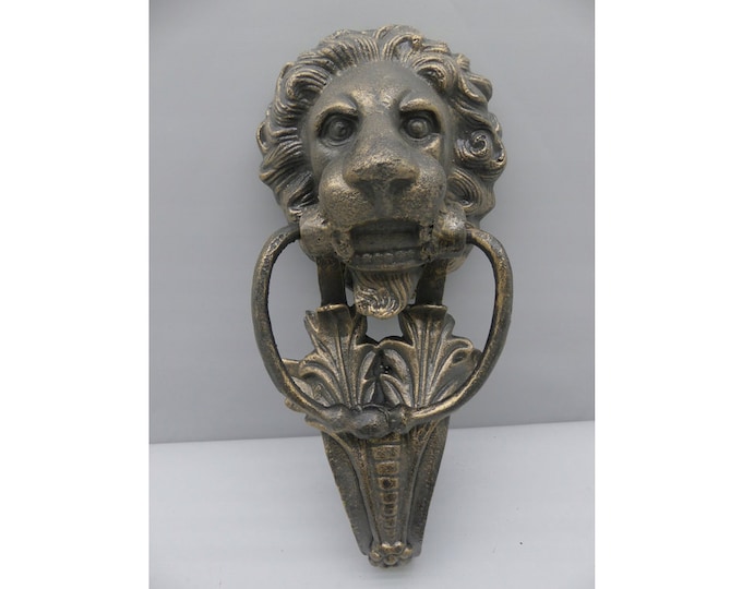 Large Door Knocker Lion Vintage Style Gift Vintage Style - amazing gift